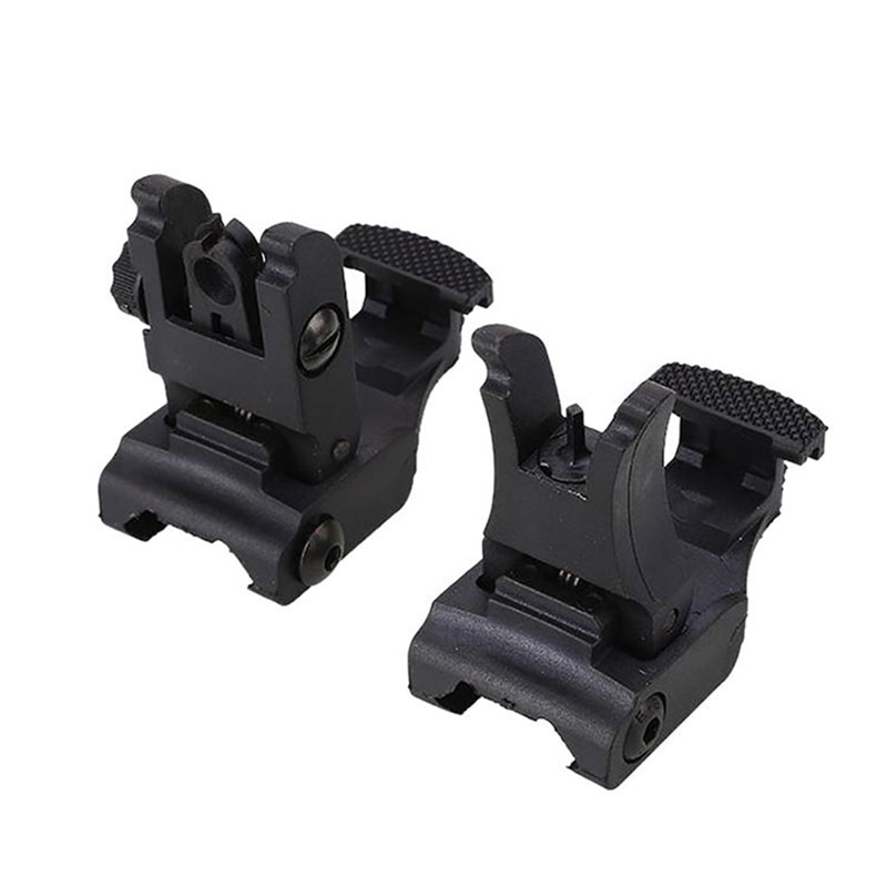 AR-15 Rapid Tactical eesmine ja tagumine AR15 osad ülespööratav tagavarasihiku komplekt AR 15 sihikud jahipidamiseks